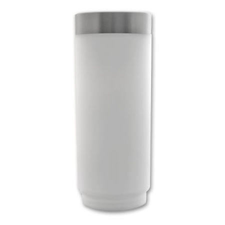 Außengartenlampe E27 SILVER POST 65 cm mit Bewegungs- und Dämmerungssensor