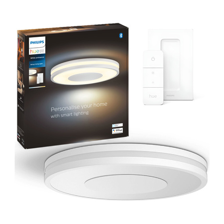 LED BEING Decke Plafond Weiß 22.5W CCT PHILIPS HUE Bluetooth Zigbee + Dimmschalter