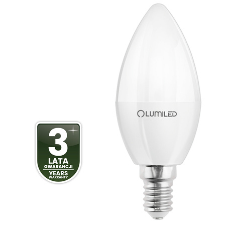 LED Lampen E14, Kerze Lampe B35 8W = 60W 806lm 180° 3000K warmweiß LUMILED