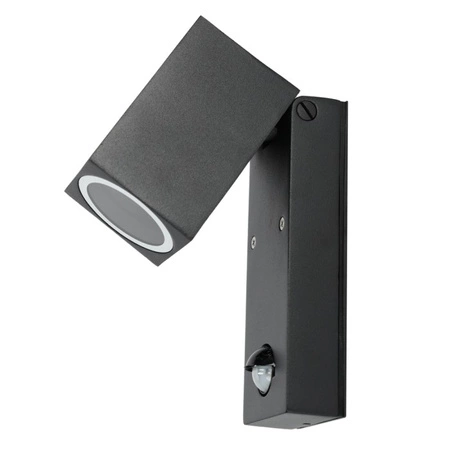 LED-Gartenleuchte QUAZAR 15 LxGU10 IP44 KOBI Schwarzer Sensor