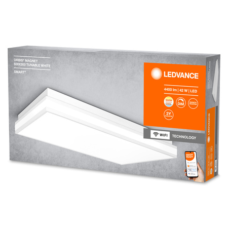 Aufbau LED Deckenleuchten ORBIS MAGNET 42W 4200lm CCT 60x30cm SMART+ WiFi LEDVANCE