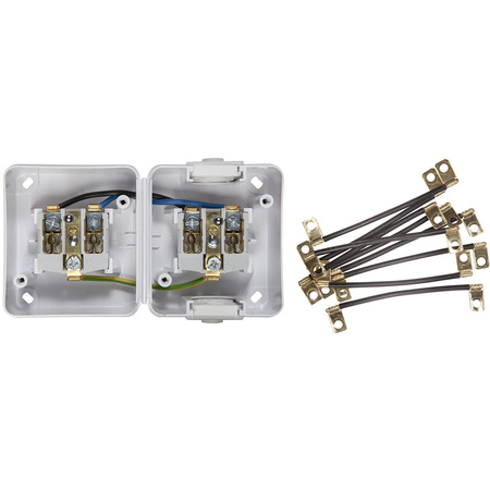 Schalter Treppenschalter Hermetisch Einpolig Aufputz Junior IP54 KARLIK Weiß