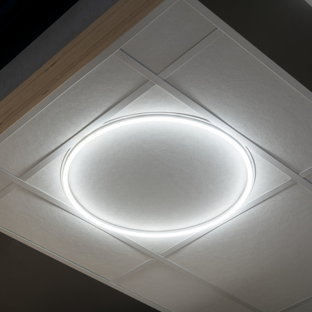 Plafond LED-Deckenleuchte 40W 3500lm 4000K Neutral IP20 Rund Einbau Weiß AVAR KANLUX