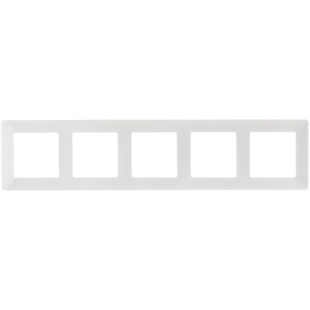Fünffachrahmen für Lichtschalter und Steckdosen weiß LEGRAND VALENA LIFE