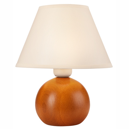 Desk Night Lampe BALL E27 Braun Creme Lampenschirm LN-1.D.2 Lamkur