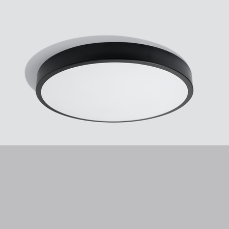 Deckenleuchte Plafond ONYX 60 LED 65W 3000K 5177lm Schwarz Minimalistisch SOLLUX