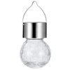Solar LED Gartenkugel RGB hängend Glas Effekt Rissiges Glas Lampe