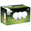 3x LED Lampen E27, Glühbirne G95 8W = 75W 4000K neutral Milch Globe Glühfaden LUMILED