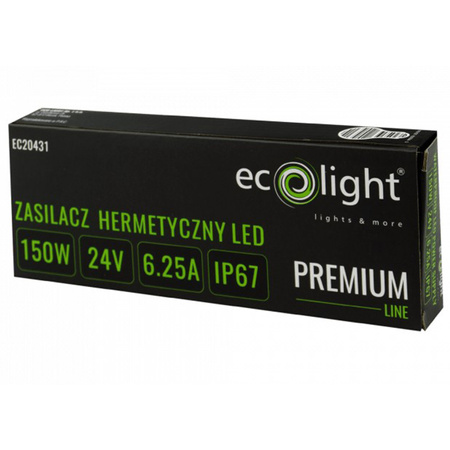 LED-Netzteil IP67 150W 24V Premium Ecolight