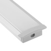 Endkappe für KM39K-S-O Profil mit Öffnung Kunststoff, Grau LUMILED
