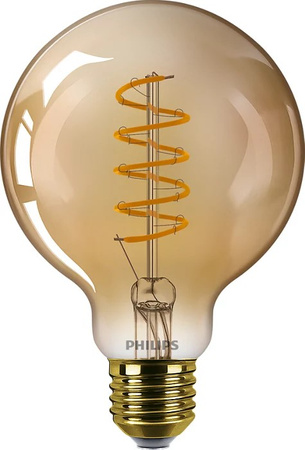 Globe E27 G93 LED Lampen 4W = 25W 250lm 1800K Warm Filament Amber PHILIPS Dimmbar