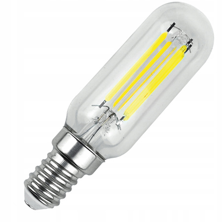 6x LED Lampen E14, LED Kühlschranklampe T25 4W = 40W 440lm 4000K neutral Glühfaden LUMILED