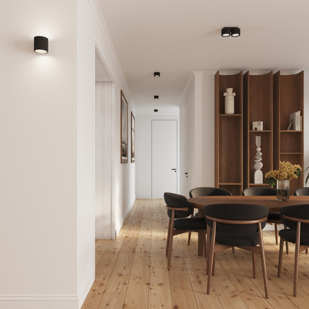 Anbauleuchte 2x GX53 Aluminium Schwarz Aura Deep Space SL.1788 Sollux