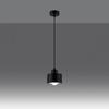SAVAR 1 E27 Schwarz Modern SOLLUX Decke Pendelleuchte