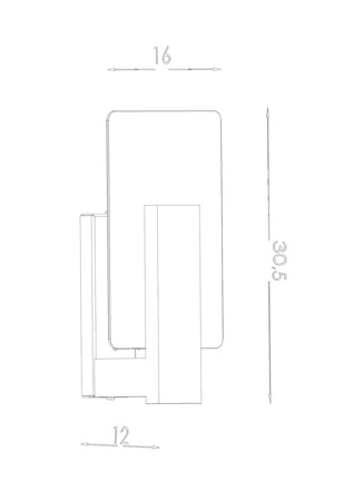 LED LAPPO E14 Wandleuchte Weiß SOLLUX