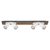 LED-Wand-Deckenleuchte LED-Reflektor 4-Punkt Dekoratives Holz 13.6W GU10 Weiß LEDVANCE