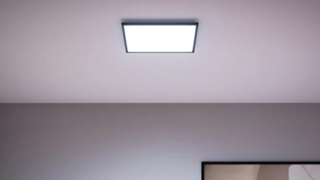LED-Anbaupanel Aurelle Schwarz 39W CCT 60cm PHILIPS HUE Bluetooth + Dimmschalter