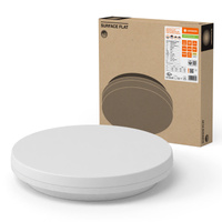 Plafond LED-Deckenleuchte 46010W 2660lm 3000K - 4000K CCT mit Dämmerungssensor Aufputz Weiß 33cm Oberfläche Ledvance