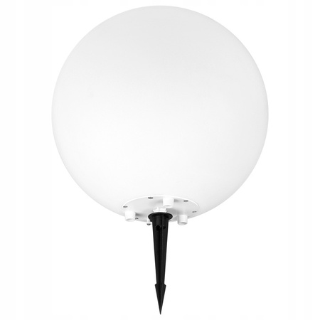 Gartenlampe mit Nieten für den Außenbereich E27 weiße Lichtkugel 35 cm 230 V