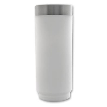 LED Garten Standing Outdoor E27 Pole Lampe mit Bewegungs- und Dämmerungssensor Silber IP44 Manila 45cm Masterled