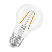 LED-Lampe E27 A60 1.8W = 25W 250lm 2700K Warm 320° Glühfaden Dimmbar SUPERSTAR Osram