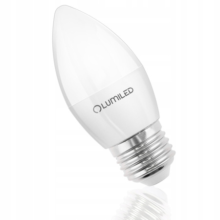 LED Lampen E27, Glühbirne B35 8W = 60W 806lm 180° 3000K warm LUMILED