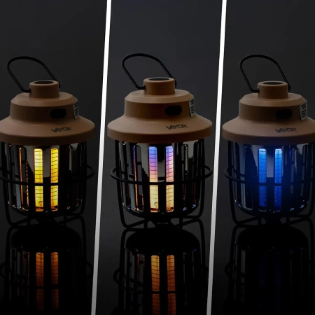 Elektrische Insektizidfalle UV-Laterne 2in1 2.5W für Fliegen Mücken Insekten VAYOX