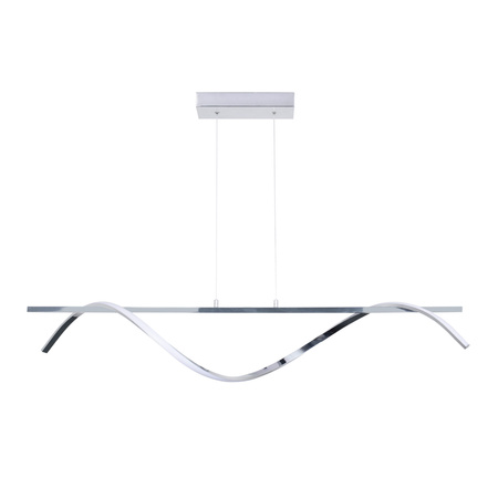 LED-Deckenleuchte 23W 3600lm 4000K Neutral Silber Rumba Sanico Goldlux