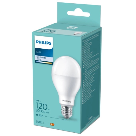 LED-Lampe E27 A68 19W = 120W 2000lm 4000K Neutral 180° Essential Philips