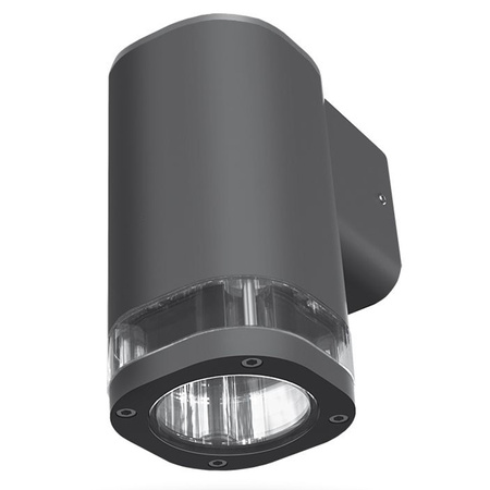 Außenwandleuchte IP54 GU10 Grau BRUNO Videx