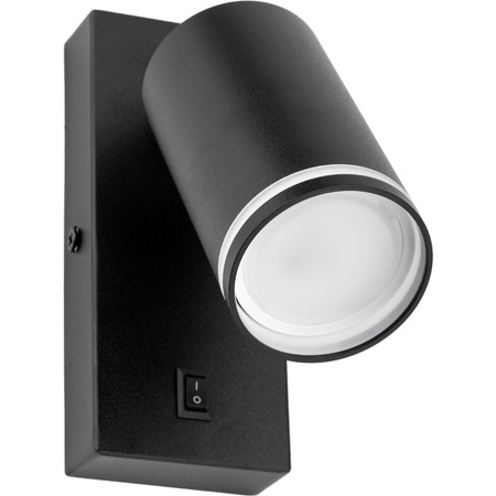 GU10 RING Wandleuchte mit schwarzem Schalter