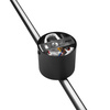 Wandlampe LANA LED Wandlampe 12W 1600lm 4000K Neutrale Farbe Schwarz KM-1.197 Lamkur