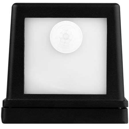 Wandleuchte Außen E27, Garten-Wandleuchte mit Bewegungsmelder rechteckig DOMLO LUMILED