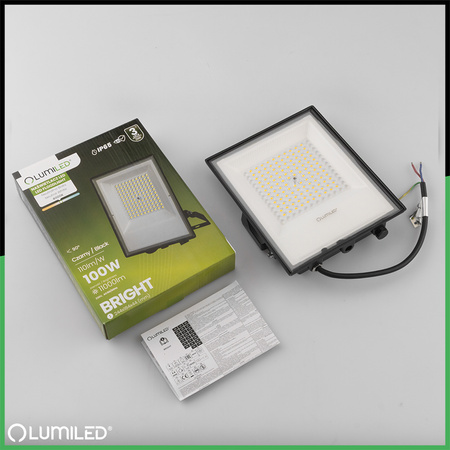 LED-Flutlicht im Freien BRIGHT 100W 11000lm 4000K Wasserdicht IP65 LUMILED
