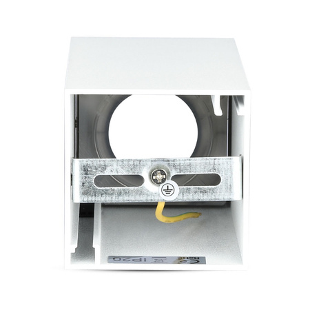 Spot-Deckenleuchte GU10 Quadratisch Weiß/Gold VT-882 V-TAC