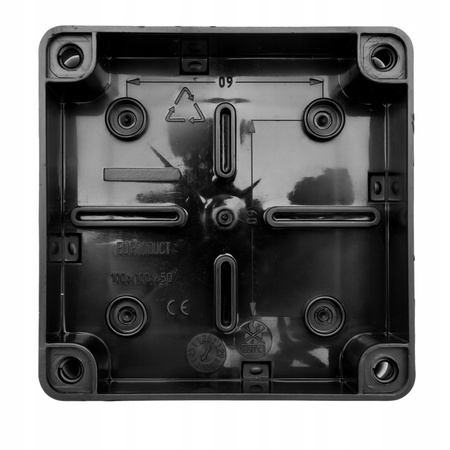 Hermetische Aufputz-Installationsdose S-BOX 116C 100x100x50 IP65 PAWBOL