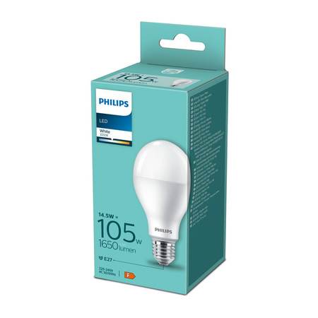 E27 A67 LED Lampen 14,5 W = 105 W, 1650 lm, 3000 K, warm 150 ° PHILIPS