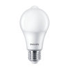 E27 A60 LED Lampen 8W = 60W 806lm 2700K Wärme 280° PHILIPS Bewegungs- und Dämmerungssensor