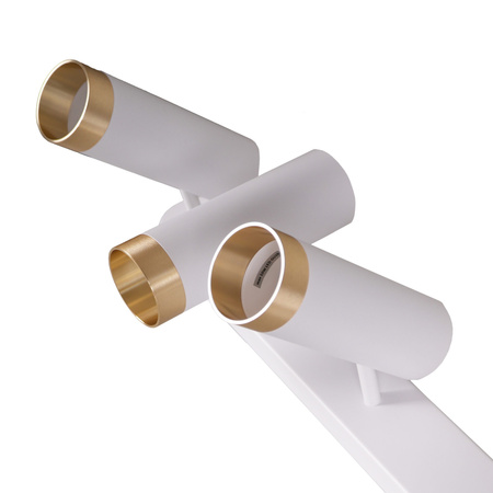 Wand- & Deckenstrahler 4x GU10 Weißgold FADO Sanico Goldlux