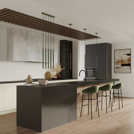 Hängelampe Tuba Spot 3x G9 Olive Pastelo Ocean Green SL.1520 Sollux