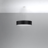 SKALA LED Pendelleuchte 3xE27 Kronleuchter 50cm Schwarz SOLLUX
