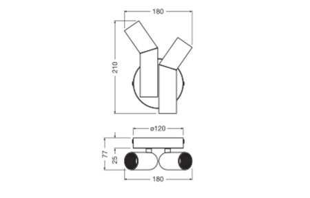 Dekorative Wandleuchte Wandanbauleuchte E27 Mehrfarbig Dekor Ledvance