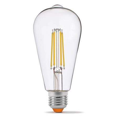 E27 ST64 LED Lampen 6W = 50W 630lm 4000K Neutralfaden Dimmbar 360° VIDEX