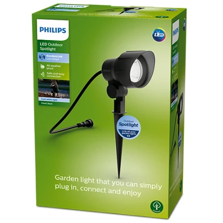 LED-Gartenleuchte für den Außenbereich SPOT BL GardenLink 6W 12V 4000K IP44 Bewegliches Plug-in PHILIPS