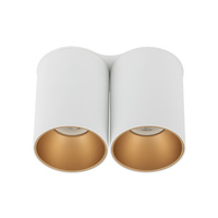 EYE TONE II Deckenleuchten 7665 Nowodvorski Weiß-Gold 2xGU10 Deckenstrahler Modern