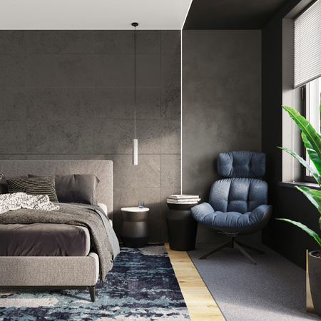 LUVO 2 2xGU10 Loft Hängeleuchte Schwarz Grau SOLLUX