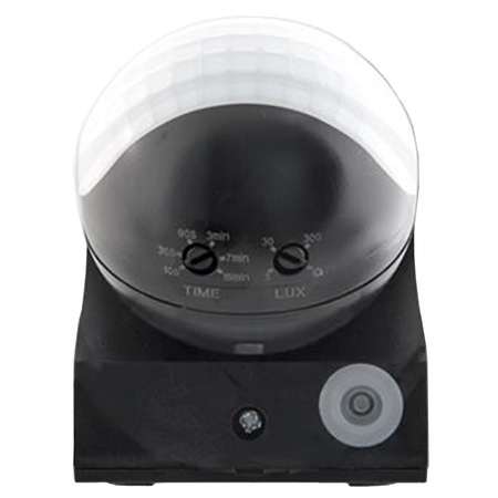 Bewegungsmelder für den Außenbereich Einstellbarer PIR IP44 Schwarz