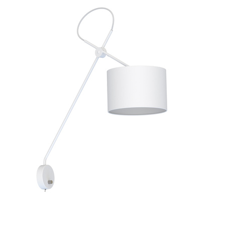 VIPER 6512 Nowodvorski Wandleuchte Weiß E27 Wandleuchte Auf Der Schulter Material+Stahl Modern