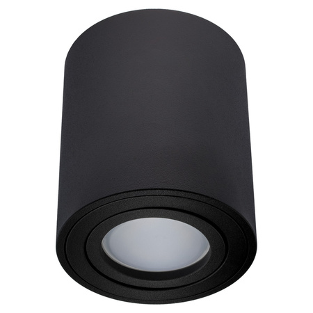 Aufputz-HALOGEN-bewegliche GU10-Rundleuchte in Schwarz 84 mm