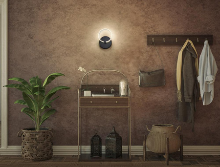 LED-Decken-Wandleuchte Wand-Anbauleuchte 8W 370lm CCT Dekorativ Schwarzer Kreis Ledvance